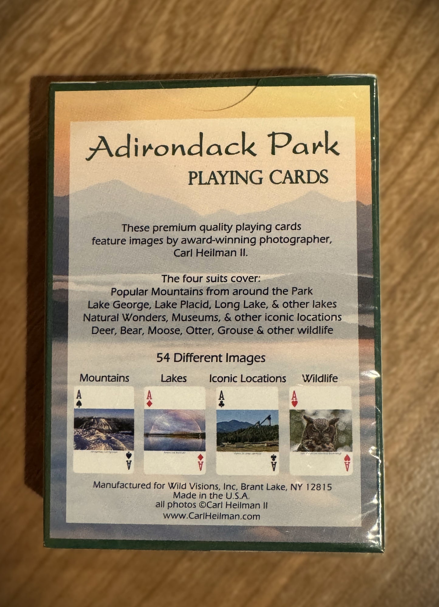Adirondack Playing Cards-Carl Heilman