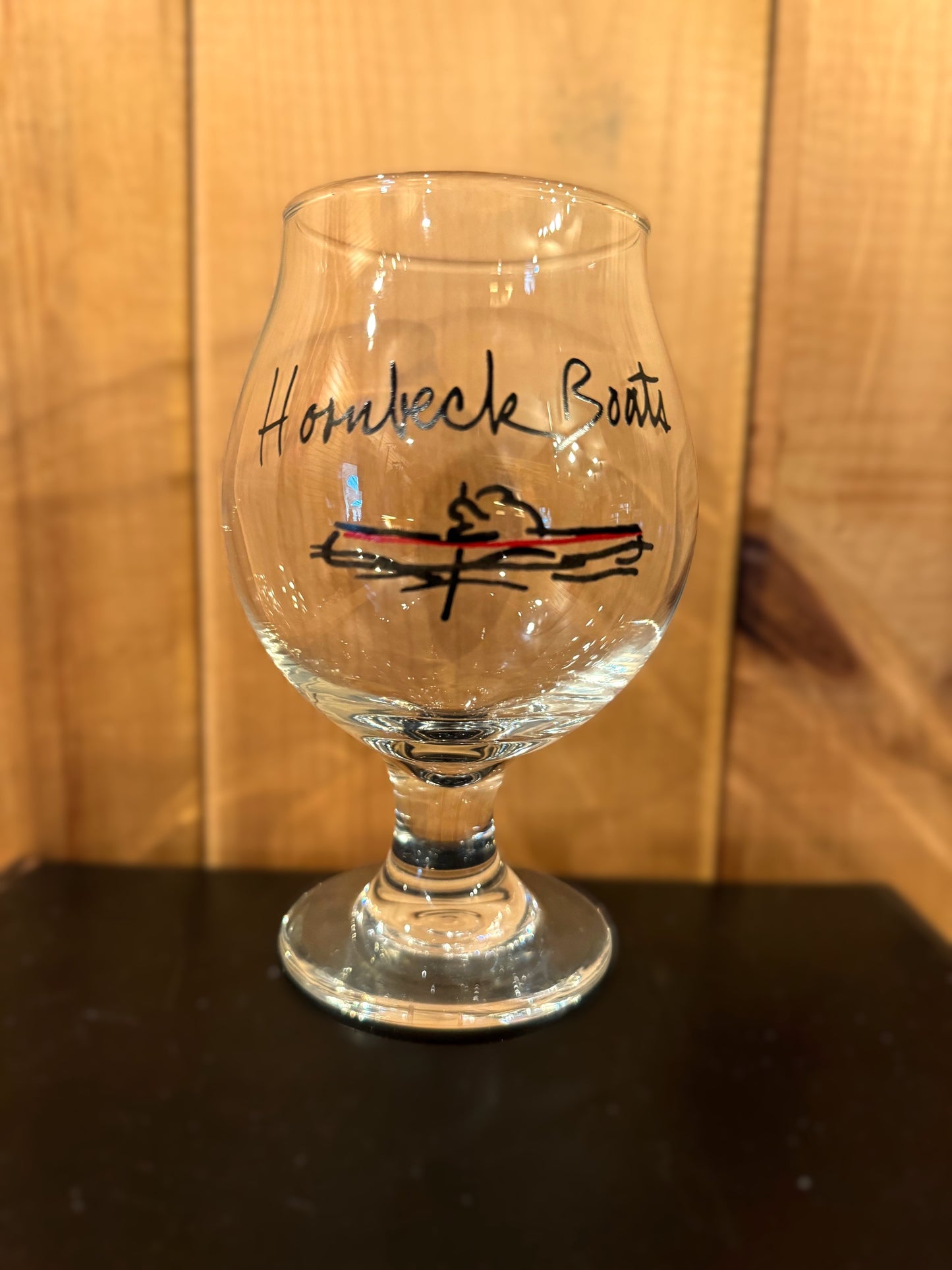 Hornbeck Boats 13oz Belgian Tulip Glass