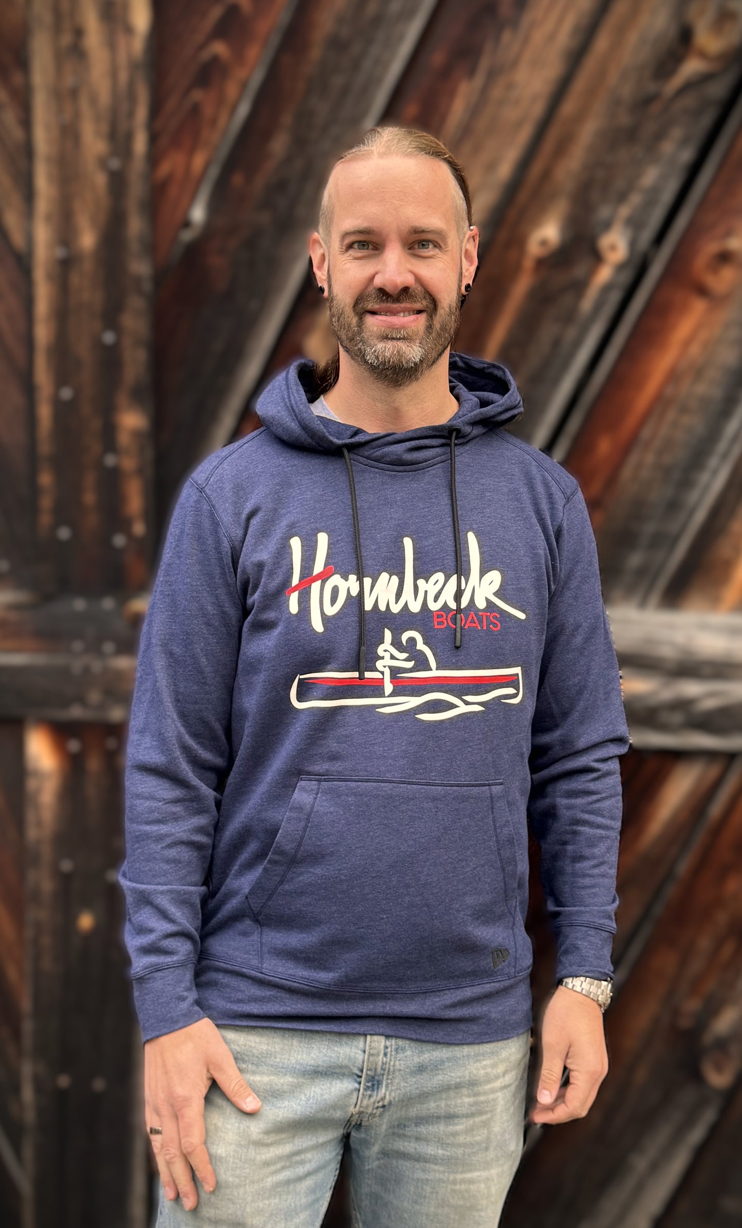 Hornbeck Boats NE Logo Hoodie