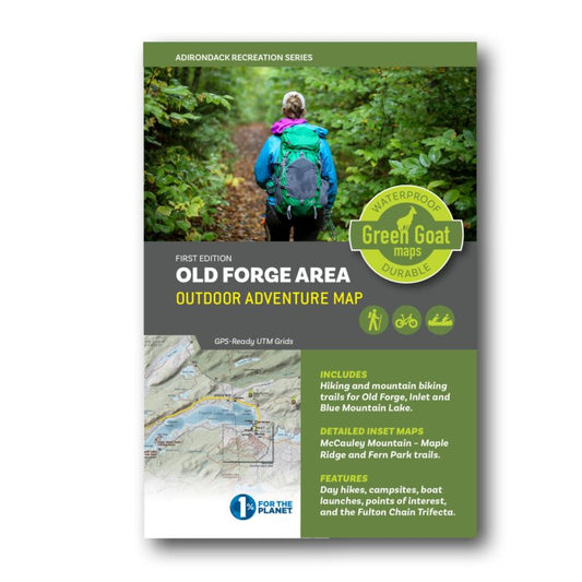 Green Goat Maps: Old Forge Area Outdoor Adventure Map