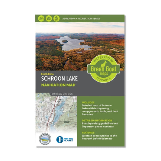 Green Goat Maps: Schroon Lake Navigation Map