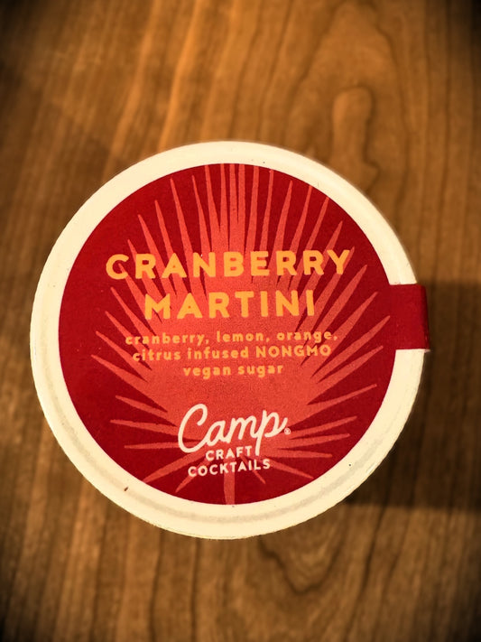 Camp Craft Cocktail Cranberry Martini