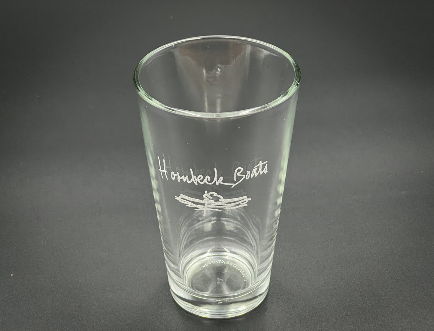 Hornbeck Boats Pint Glass