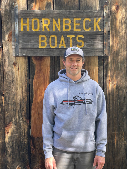 Hornbeck Boats Logo Hoodie- unisex