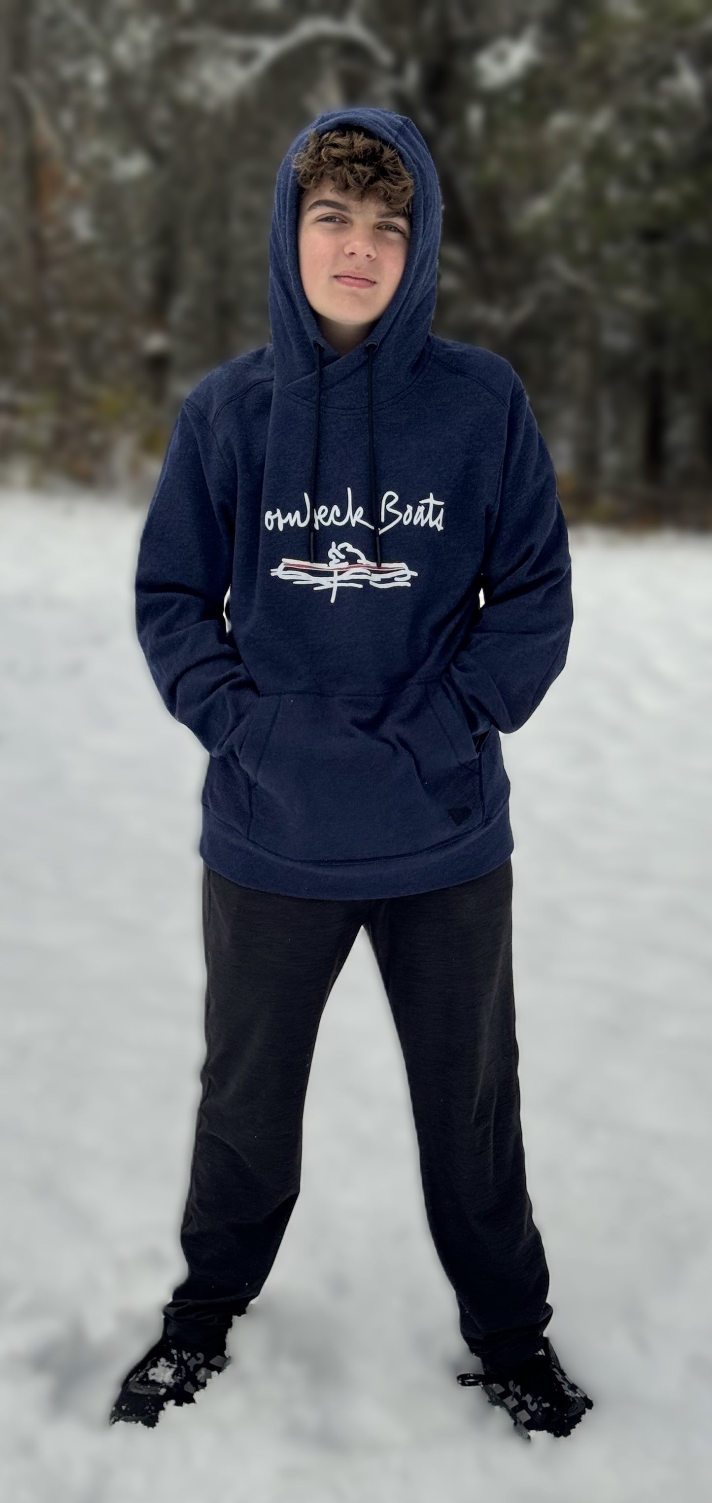 Hornbeck Boats Logo Hoodie-Men's