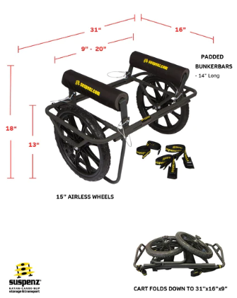 Suspenz All-Terrain Super Duty Airless Cart