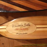 Humpback Paddles Hornbeck Boats Wooden Inlay Paddle