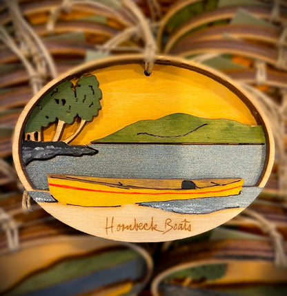 Hornbeck Boats Pack Boat Ornament