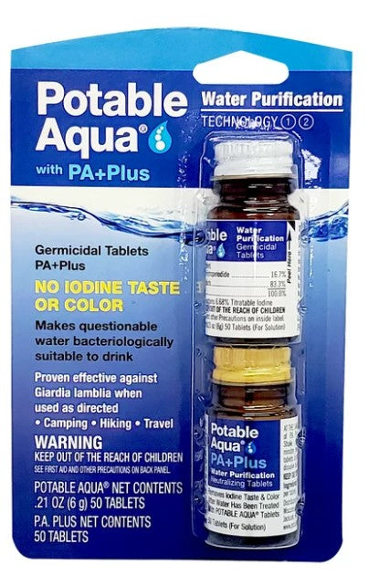 Potable Aqua Water Purification Tablets