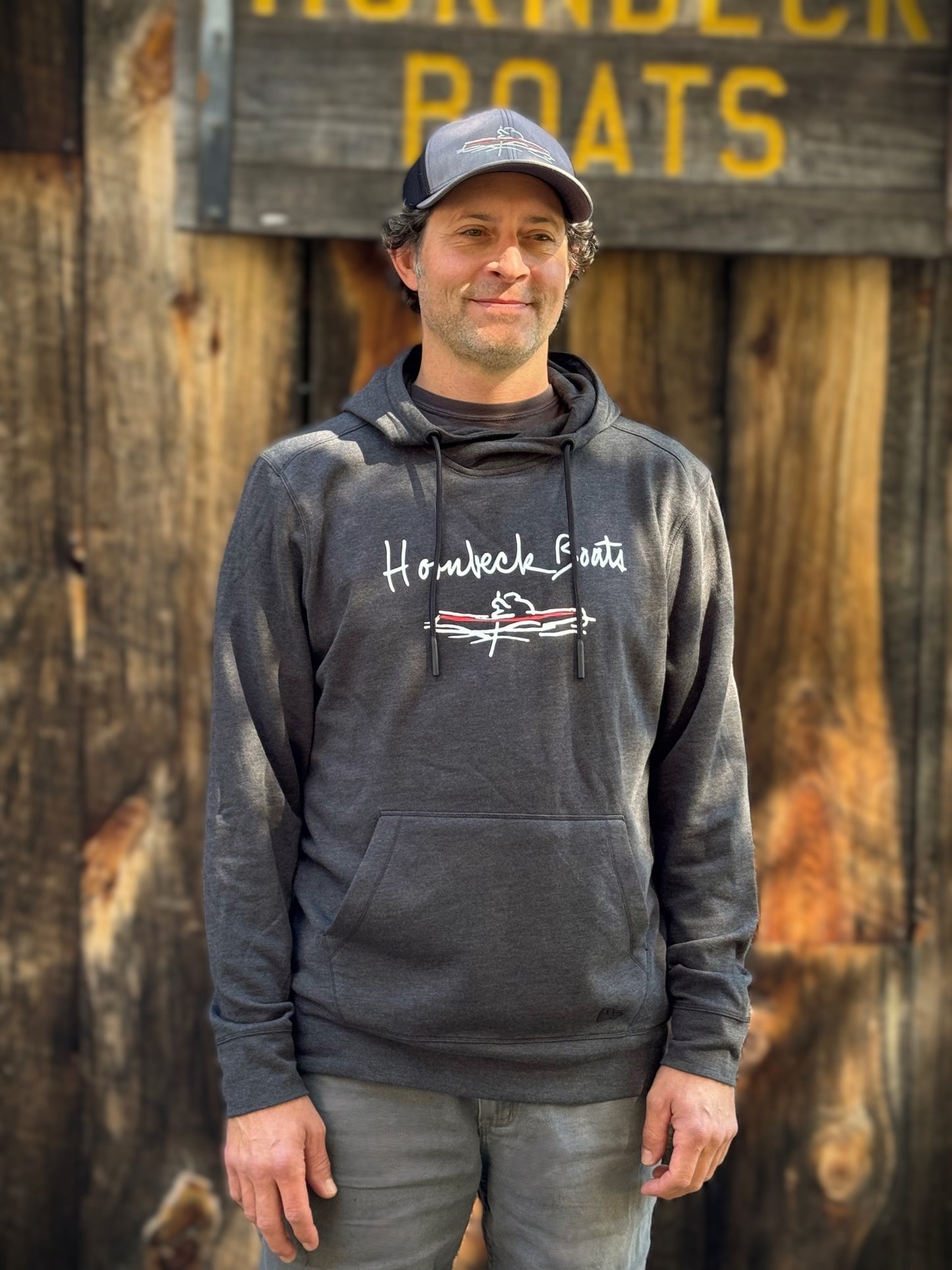 Hornbeck Boats Logo Hoodie-Men's