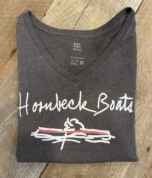 Hornbeck Boats Women's V-neck T-shirt